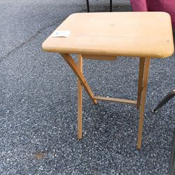 Wooden Tray Table For Sale.