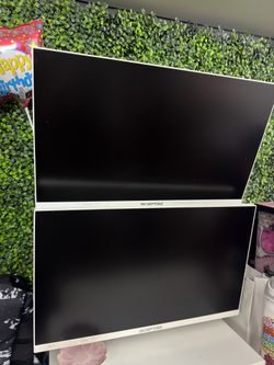 24in white Sceptre Monitors