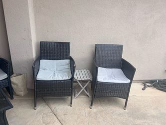 Seven piece patio set