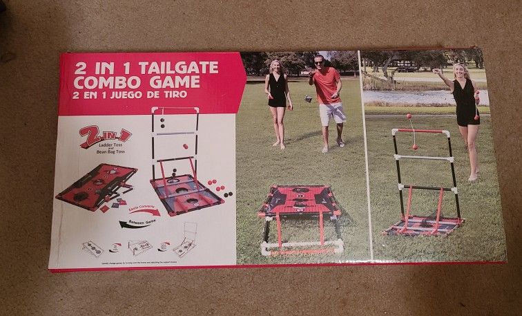 New - 2 IN 1 TAILGATE COMBO GAME