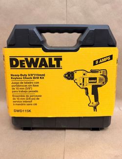 Dewalt DWD115K Heavy Duty Drill Kit Brand New in Box