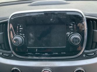 2016 Fiat 500e electric Radio Navigation  phone