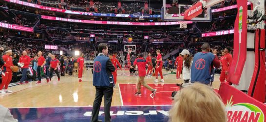Wizards vs Hawks and Jazz Courtside AAA