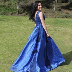 Royal Blue Dress (prom )