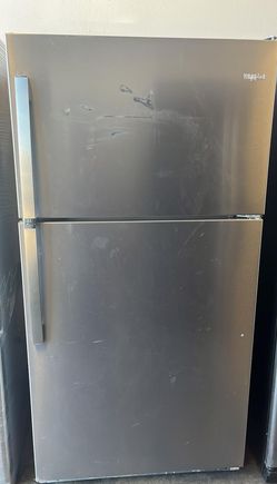 Whirlpool Top Mount Stainless Fridge
