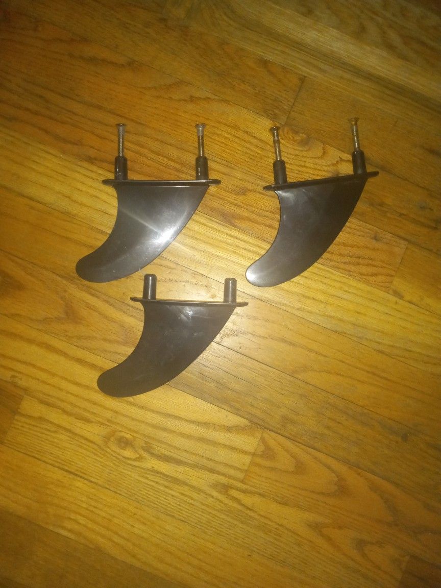 Foam Surfboard Replacement Fins (3)