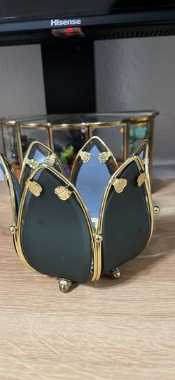 vintage PartyLite lotus tealight holder