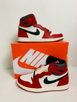 Air Jordan 1 Retro High OG “Chicago Lost and Found” in size 8 or 8.5