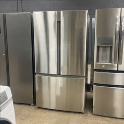 Insignia French door stainless steel refrigerator