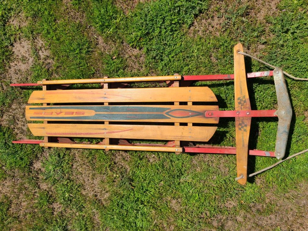 Vintage Sears Snow Sled