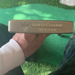 Titleist Scotty Cameron pro platinum Putter 32.5