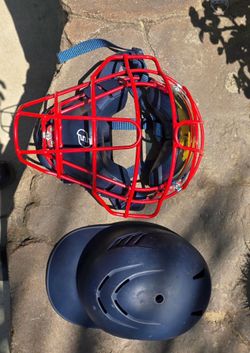 Force 3 2 piece full catcher helmet