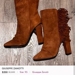 Designer Suede Boots
