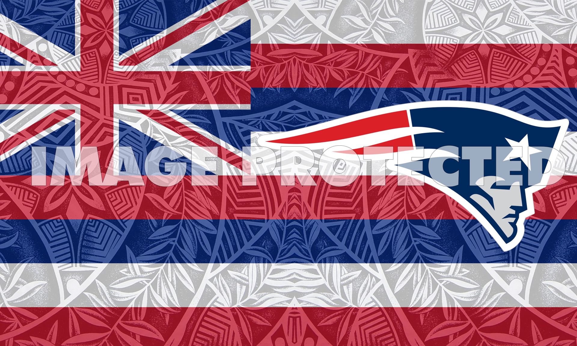 Hawaiian Patriots NFL Flag 3x5