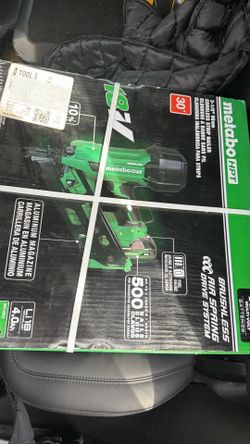 Metabo HTP 3-1/2in cordless framing nailer brand new