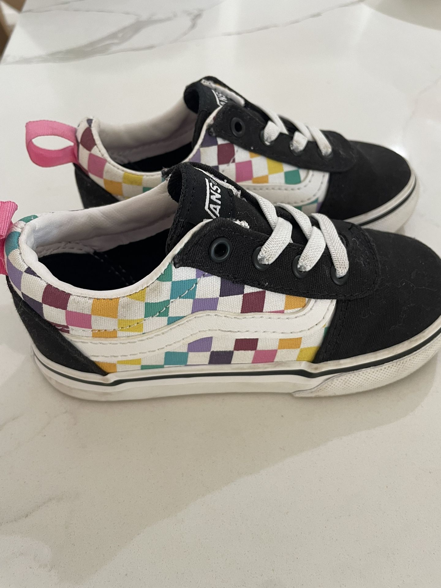 Toddler Girls Vans Size 8