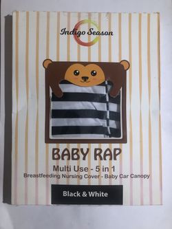 5-in-1 Carseat Canopy & Nursing Cover by Matimati, Stretchy & Ultra Soft Breastfeeding, Car seat & Stroller