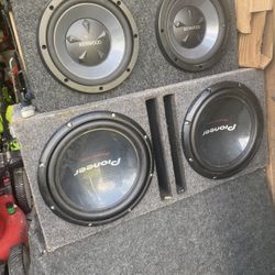 12 Inch Kickers1000watt Amp Kenwood10 Inch Speakers P