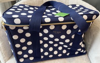 New Kate Spade Navy Dot Cooler Please Read Post Before Messaging