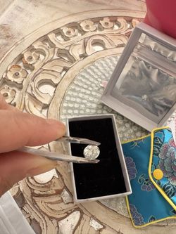 2 Carat Solitaire Moissanite Positive Diamond Tested VVSI DClarity