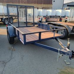 2022 Carson Trailer Blue Standard Utility 5 X 8