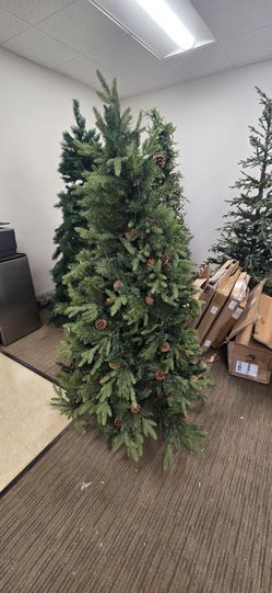 Artificial Christmas Tree with Pine Cones