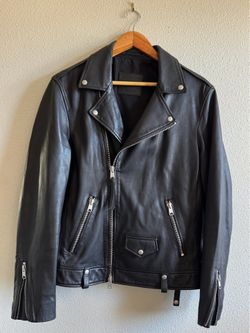 All Saints Leather Biker size Medium Men’s