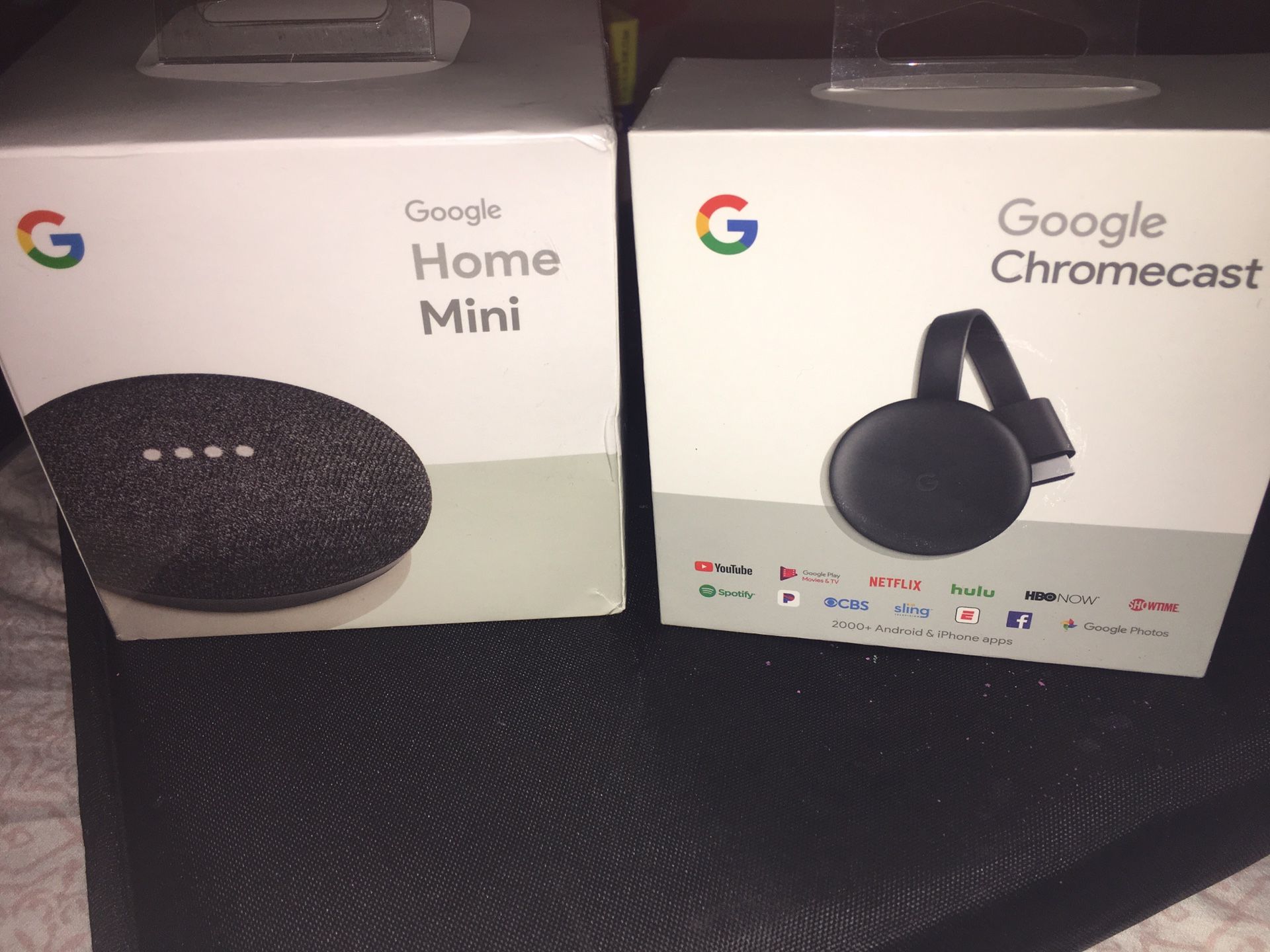 Google home mini and google chromecast