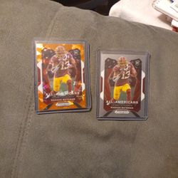 Rashod Bateman Prizm Draft Lot.  Mint