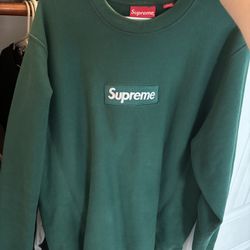 Supreme Crewneck Forest Green XL FW18