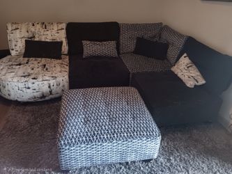 5 piece Modular Low Profile Sofa