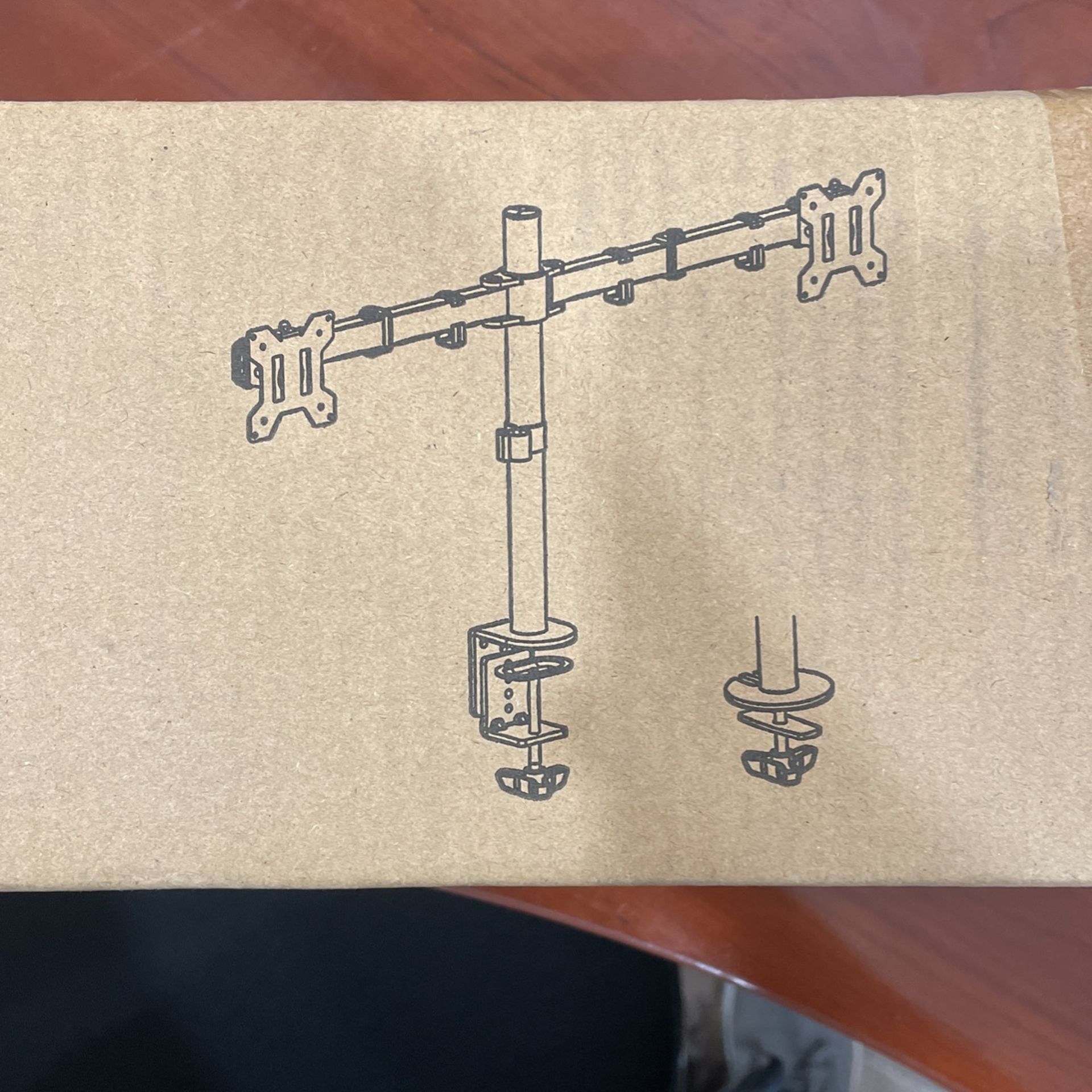 Dual monitor Desk Mount