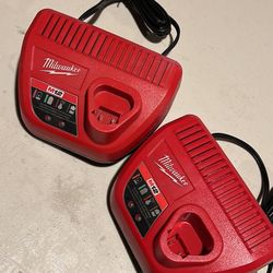 Milwaukee M12 Chargers 