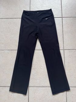 Nike Dri-FIT Black Flare Yoga Pants Bootcut Workout Leggings - Size S Short