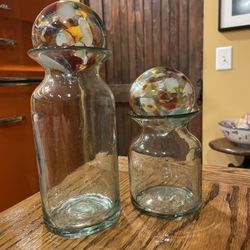 2 Matching Jars from Mexico 
