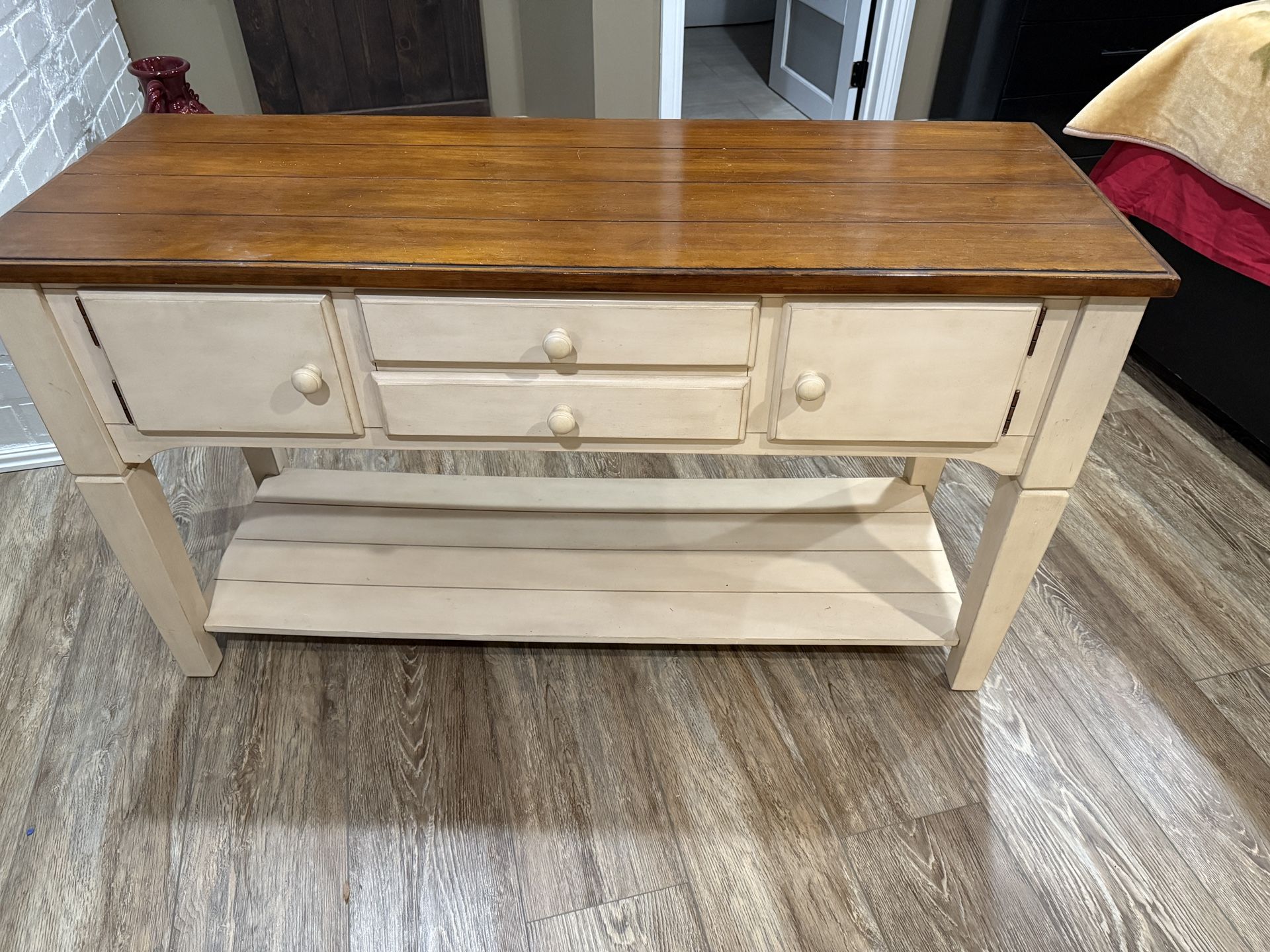Wooden Table Storage 