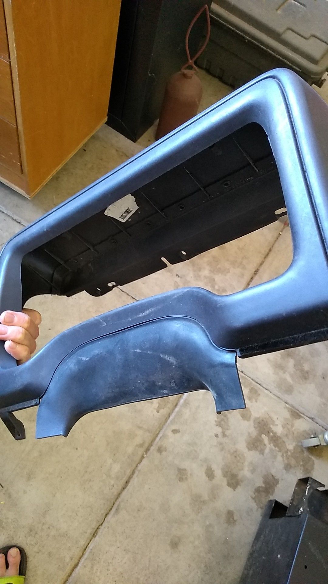 Dashboard gauge cover for TJ Jeep