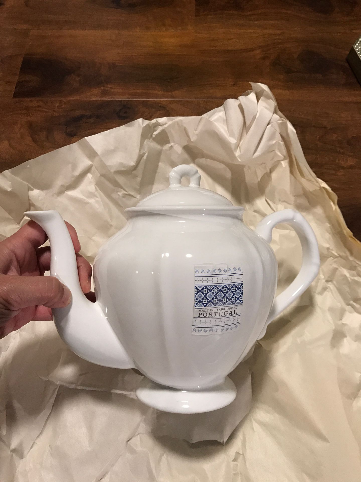 Brand NEW Porcelain Tea Kettle