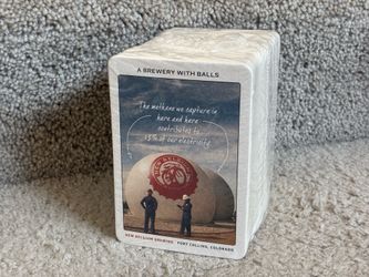 100 beer coasters New Belgium A BREWERY WITH BALLS Sealed
