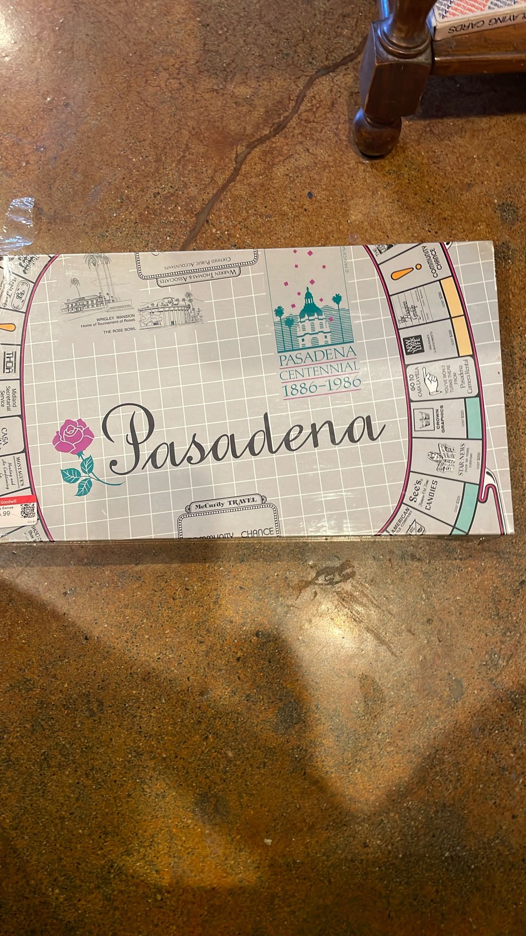 Pasanopoly Board Game Pasadena New In Box
