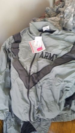 Army running jacket