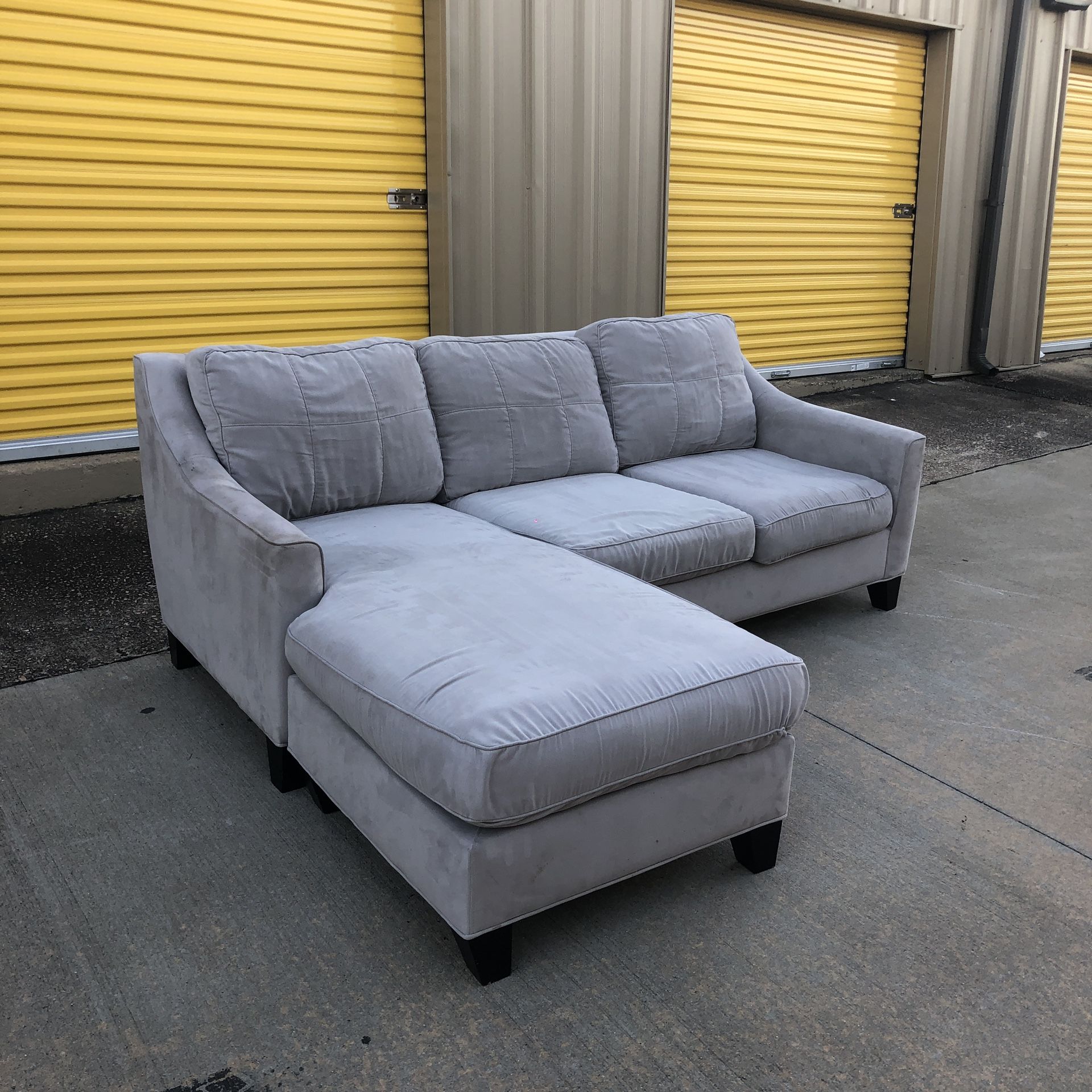 Free Delivery - Cindy Crawford Sectional Couch With Reversible Chaise