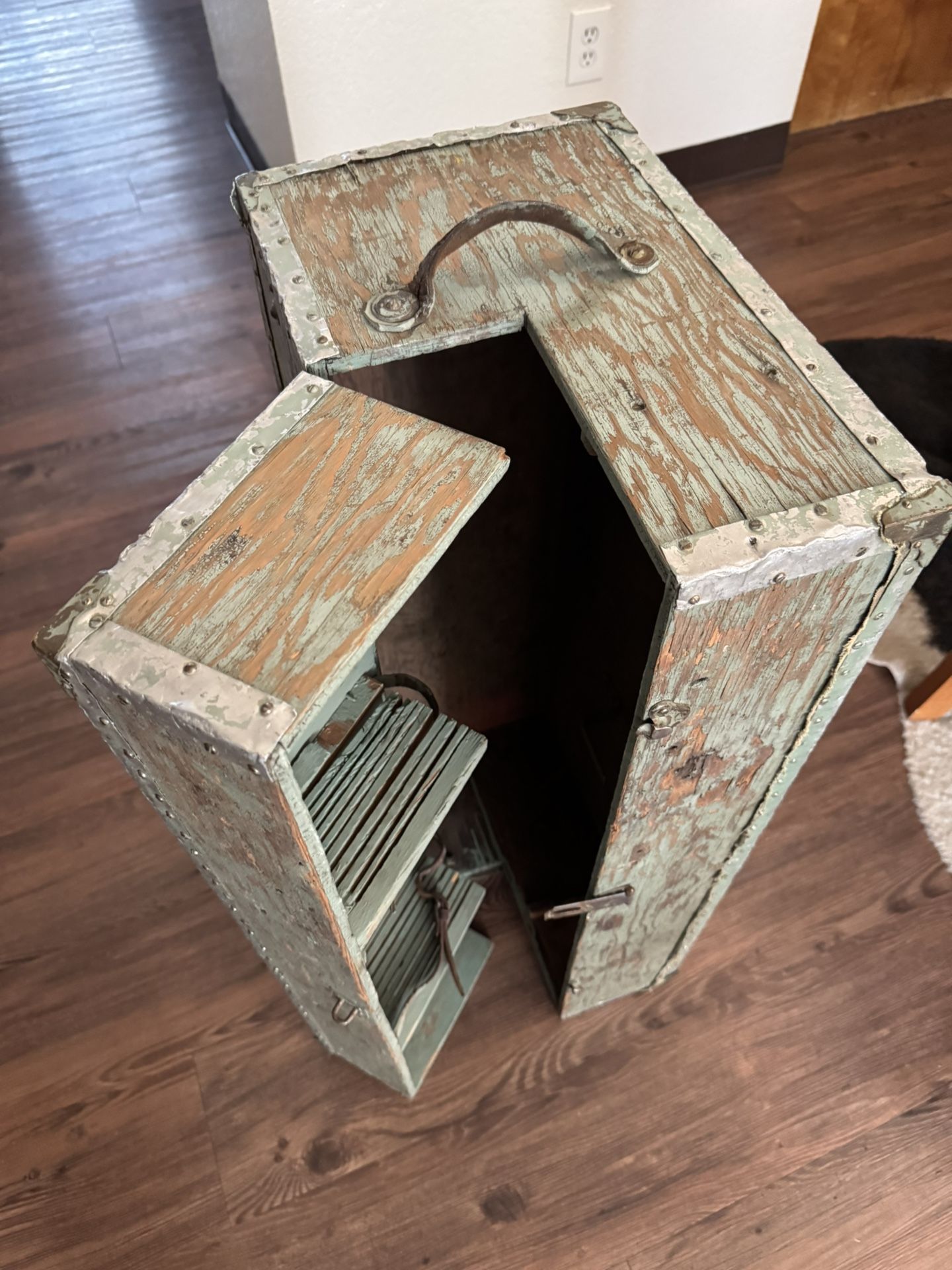 Rustic Wooden Trunk