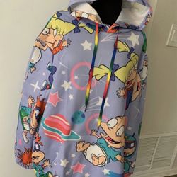 New Rugrats Unisex Hoodie Sweater Size 2XL 