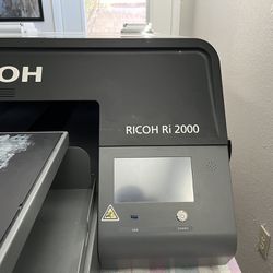 Ricoh 2000 DTG Printer W/ Work Bench & Heat Press