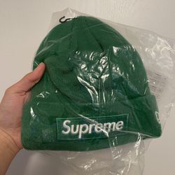 Supreme Box Logo Beanie Green