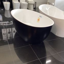 59” Freestanding Bathtub In Stock 