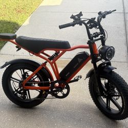 Electric Bike – Fat Tire, Moped-Style | Clean & Powerful Ride