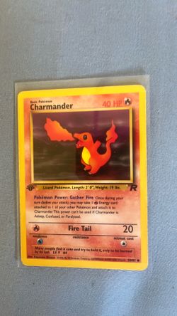 Rare 1995 Charmander Pokémon 1st Edition Team Rocket Excellent Condition