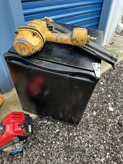 Mini Fridge And Staple Gun 